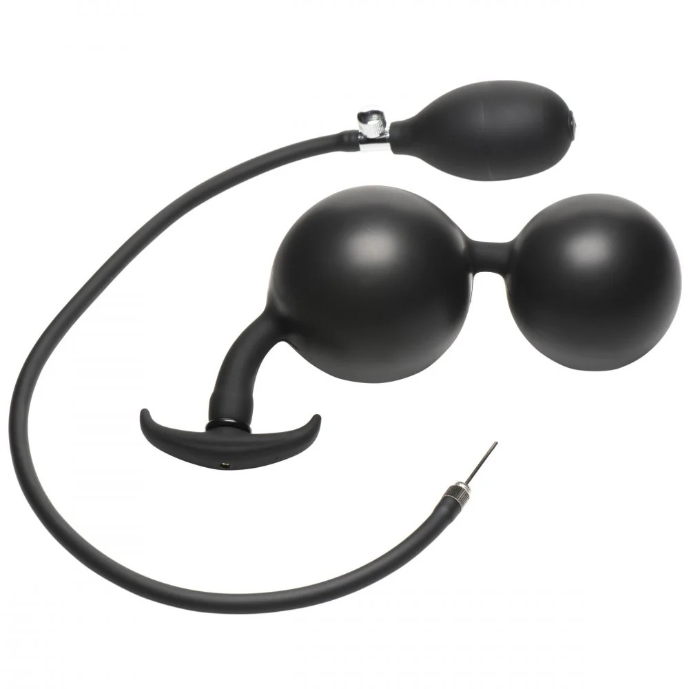 Ass Rattler Weighted Inflatable Silicone Anal Plug - Image 8