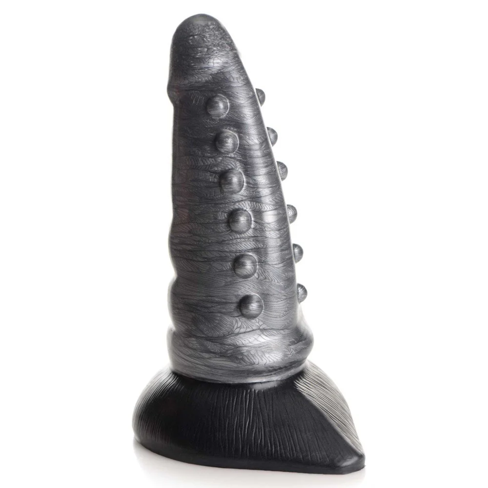 Beastly Tapered Bumpy Silicone Dildo - Image 4