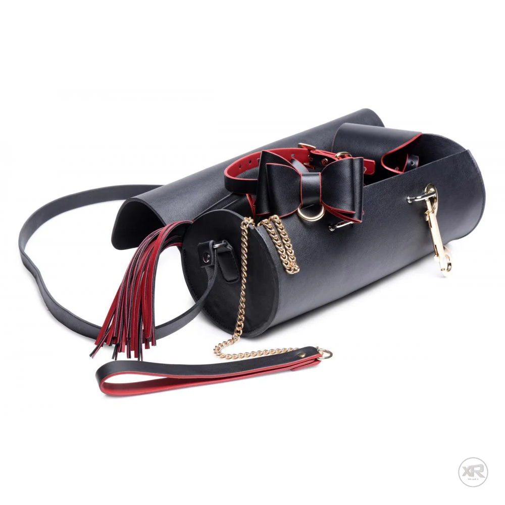 Black and Red Bow Bondage Set with Carry Case - Image 7