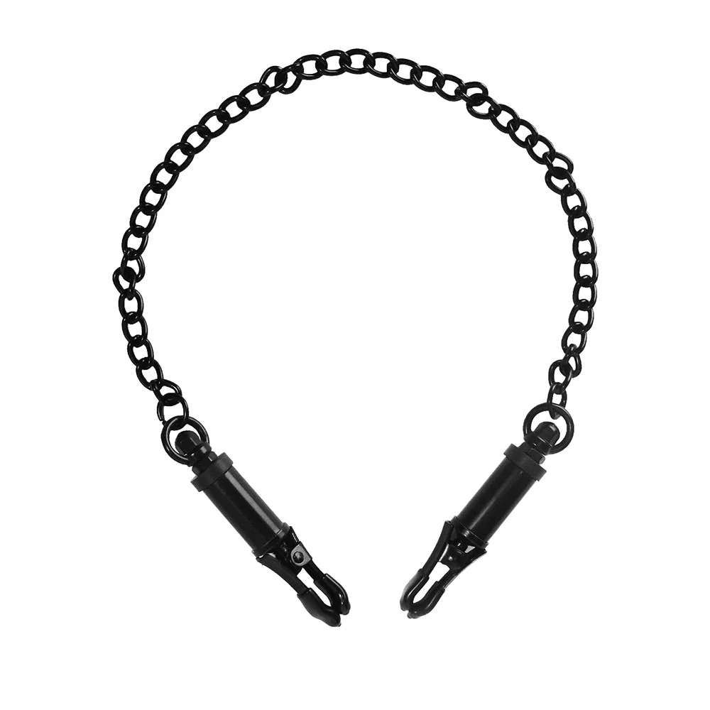 Black Deluxe Adjustable Nipple Clamps - Image 4