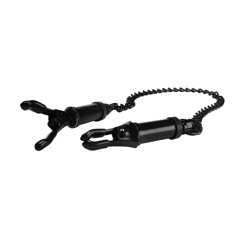 Black Deluxe Adjustable Nipple Clamps - Image 5