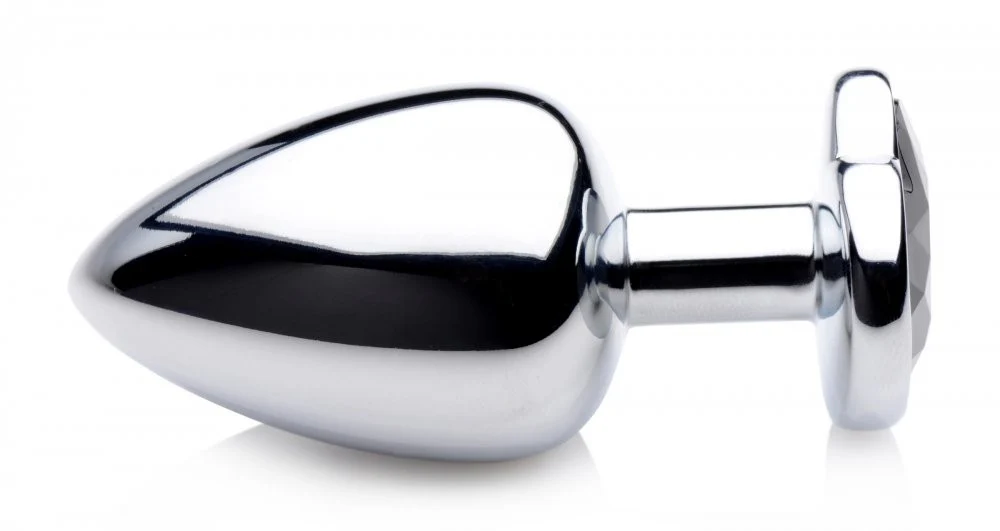 Black Heart Gem Anal Plug - Image 5