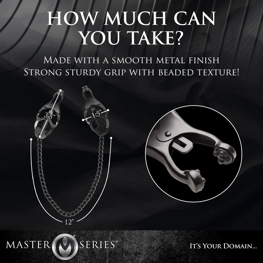 Black Japanese Nipple Clamps - Image 6