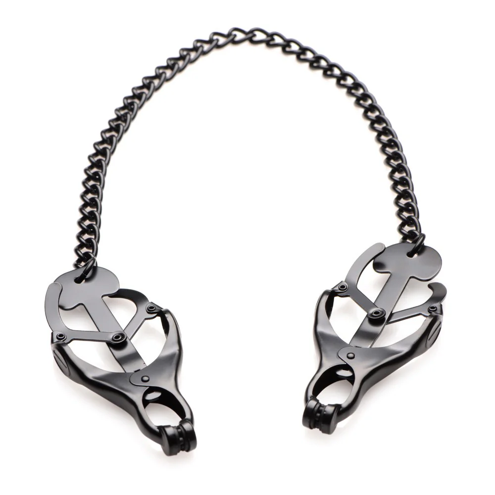 Black Japanese Nipple Clamps - Image 9