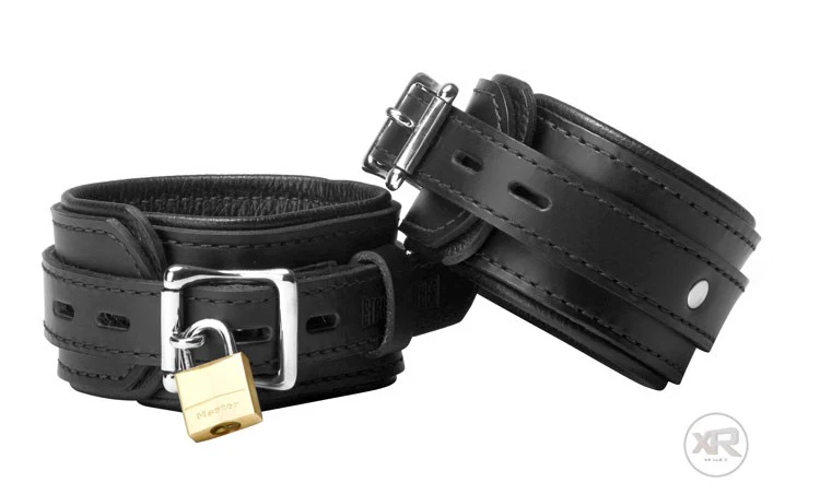Black Leather Premium Bondage Kit - Image 4