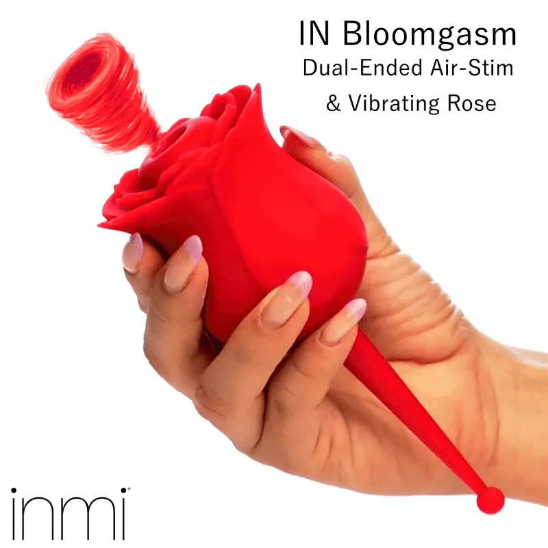 Bloomgasm Rose Buzz 7X Silicone Clit Stimulator and Vibrator - Image 2
