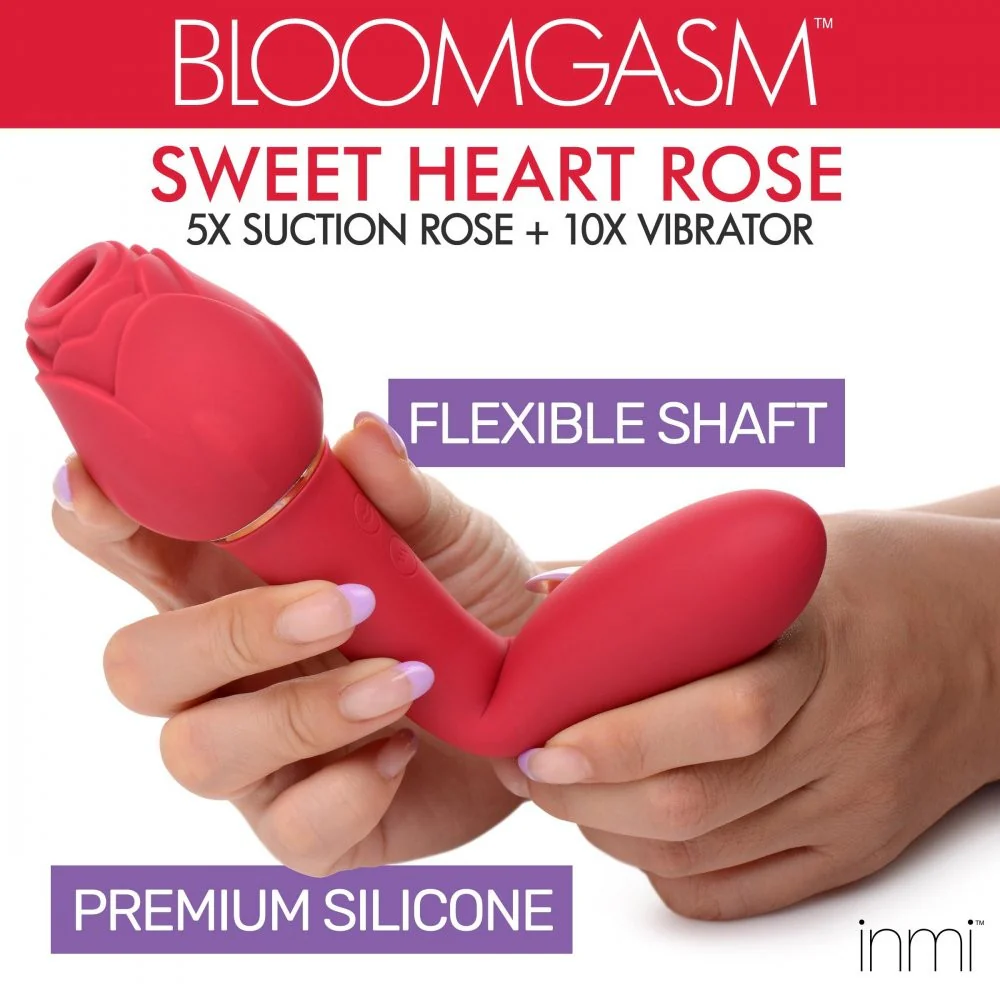 Bloomgasm Sweet Heart Rose Vibrator - Image 2