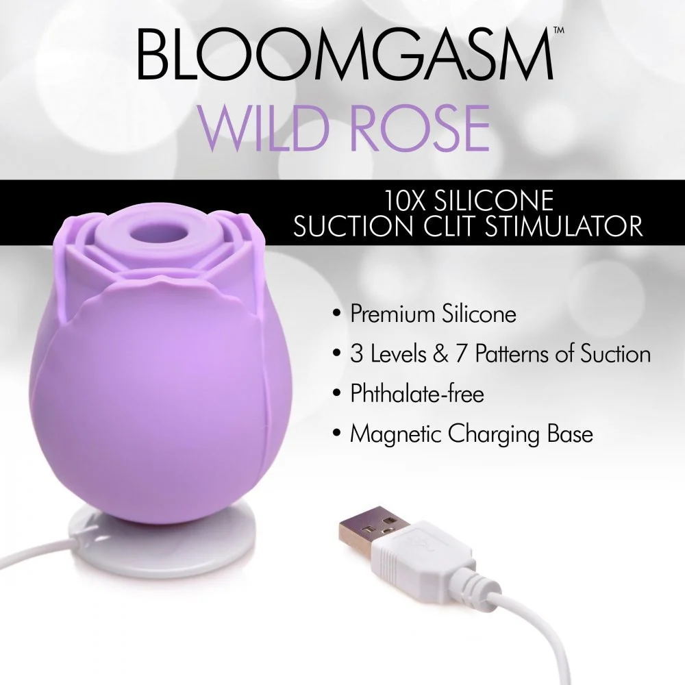 Bloomgasm Wild Rose 10X Suction Clit Stimulator - Image 5