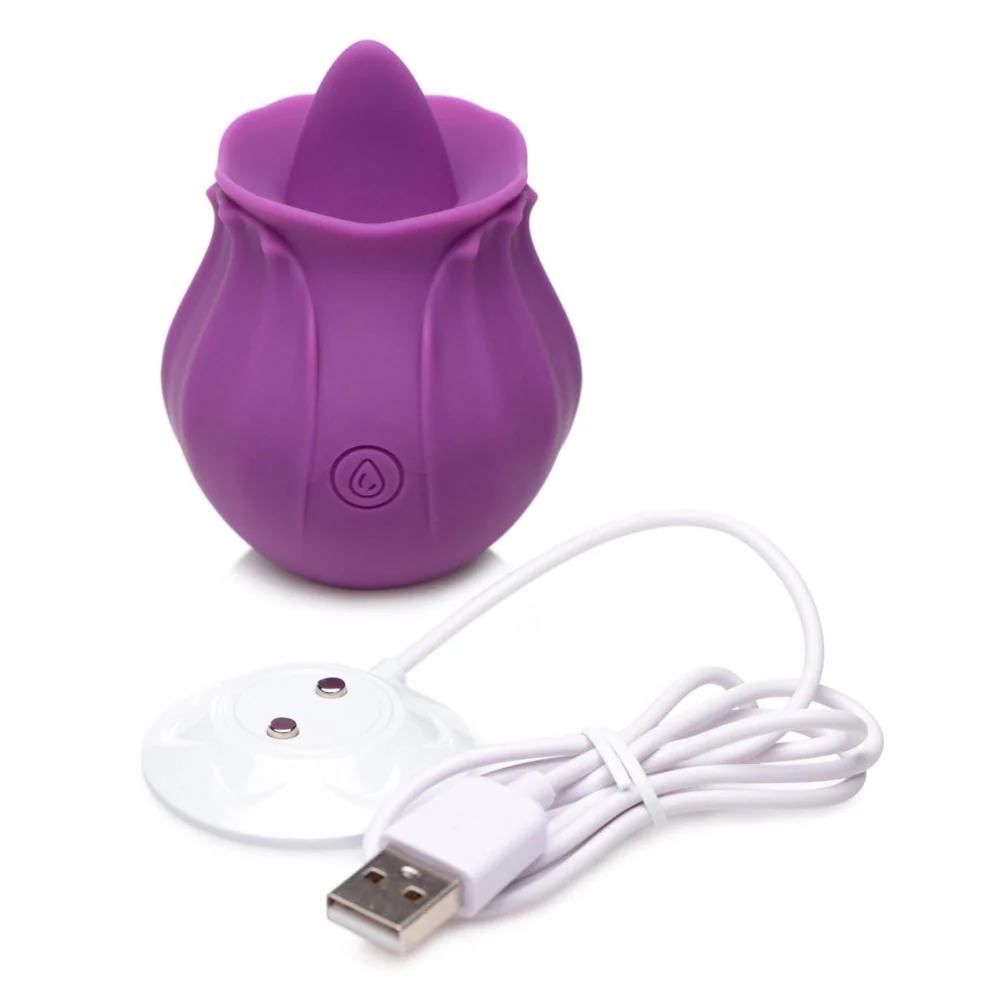 Bloomgasm Wild Violet 10X Silicone Clit Licking Stimulator - Image 6