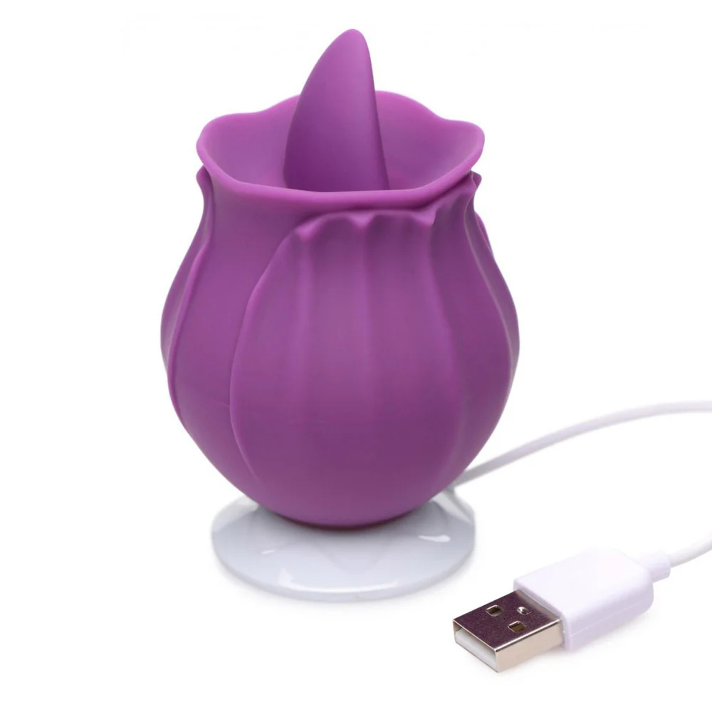 Bloomgasm Wild Violet 10X Silicone Clit Licking Stimulator - Image 7