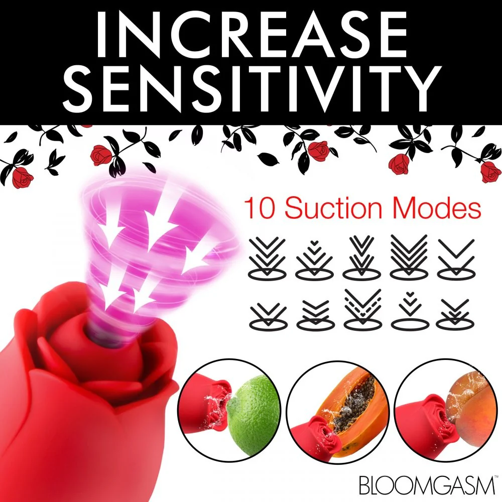 Blooming Bunny Sucking and Thrusting Silicone Rabbit Vibrator - Image 5