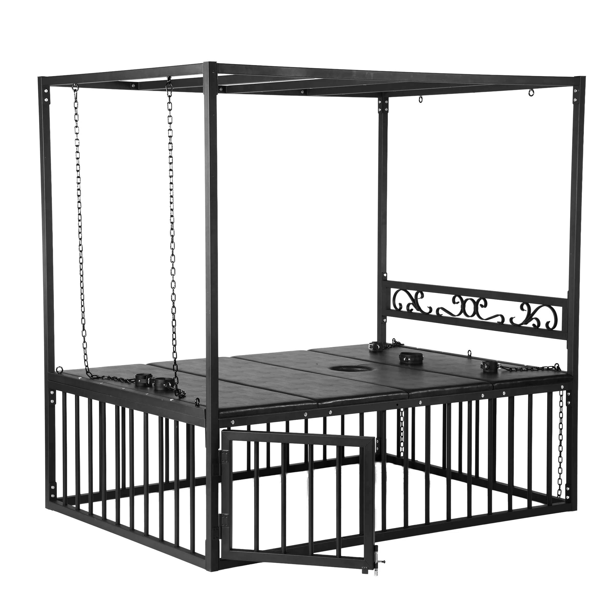 Submission Bondage Bed with Cage - Image 10