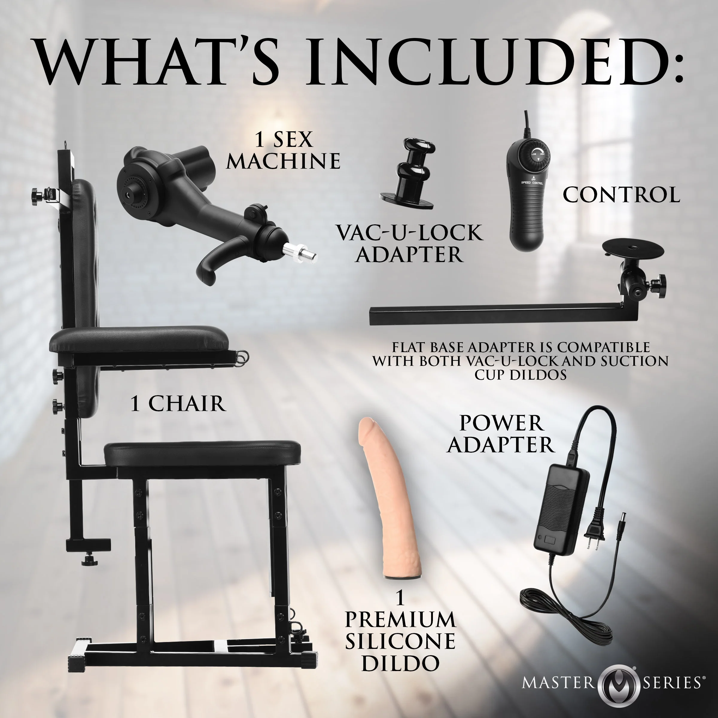 Bondage Enforcer Chair w/ Sex Machine - Image 7