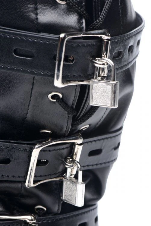 Bondage Hood with Penis Gag - Image 4