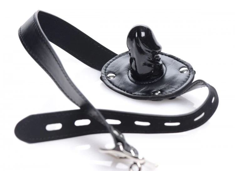 Bondage Hood with Penis Gag - Image 5