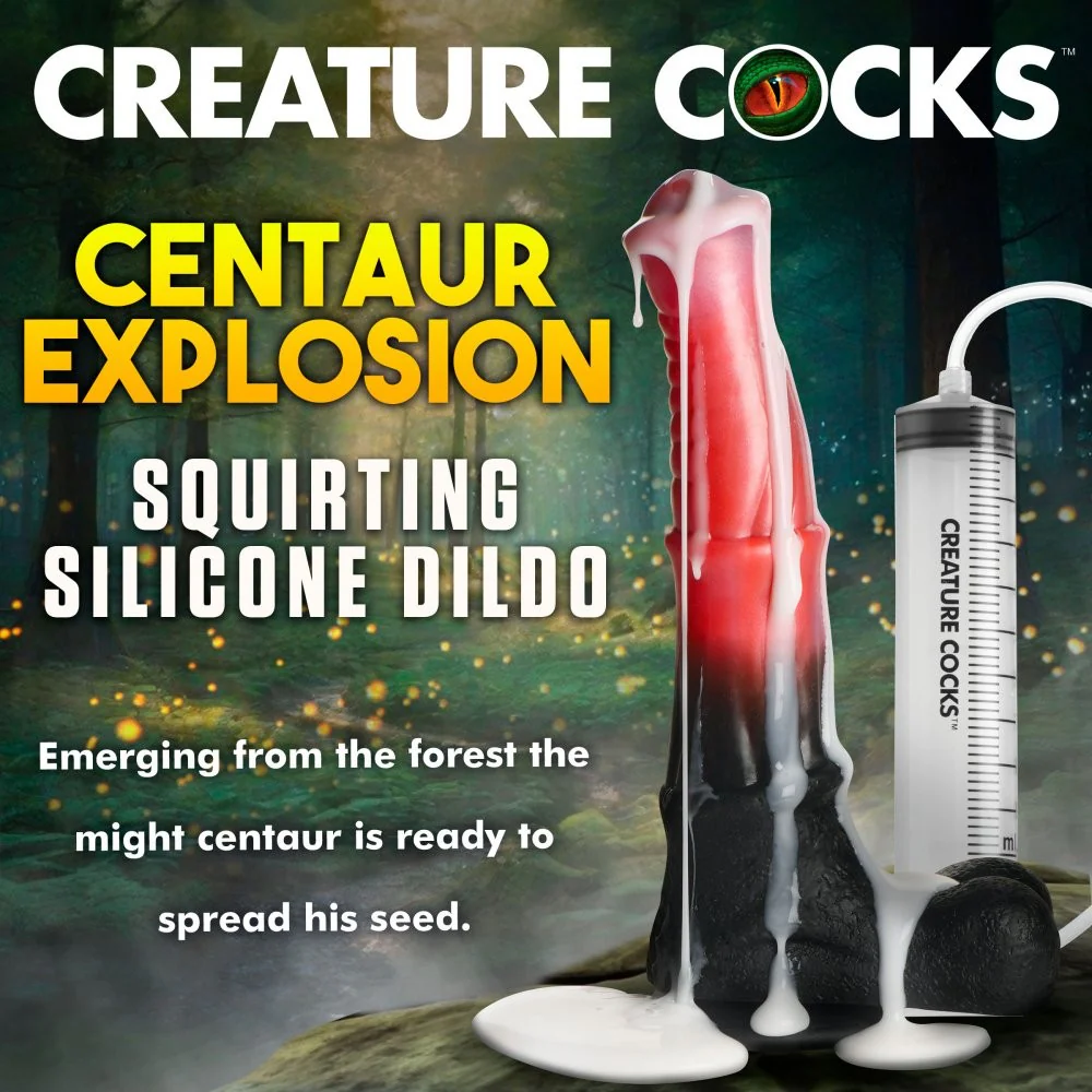 Centaur Explosion Squirting Silicone Dildo - Image 3