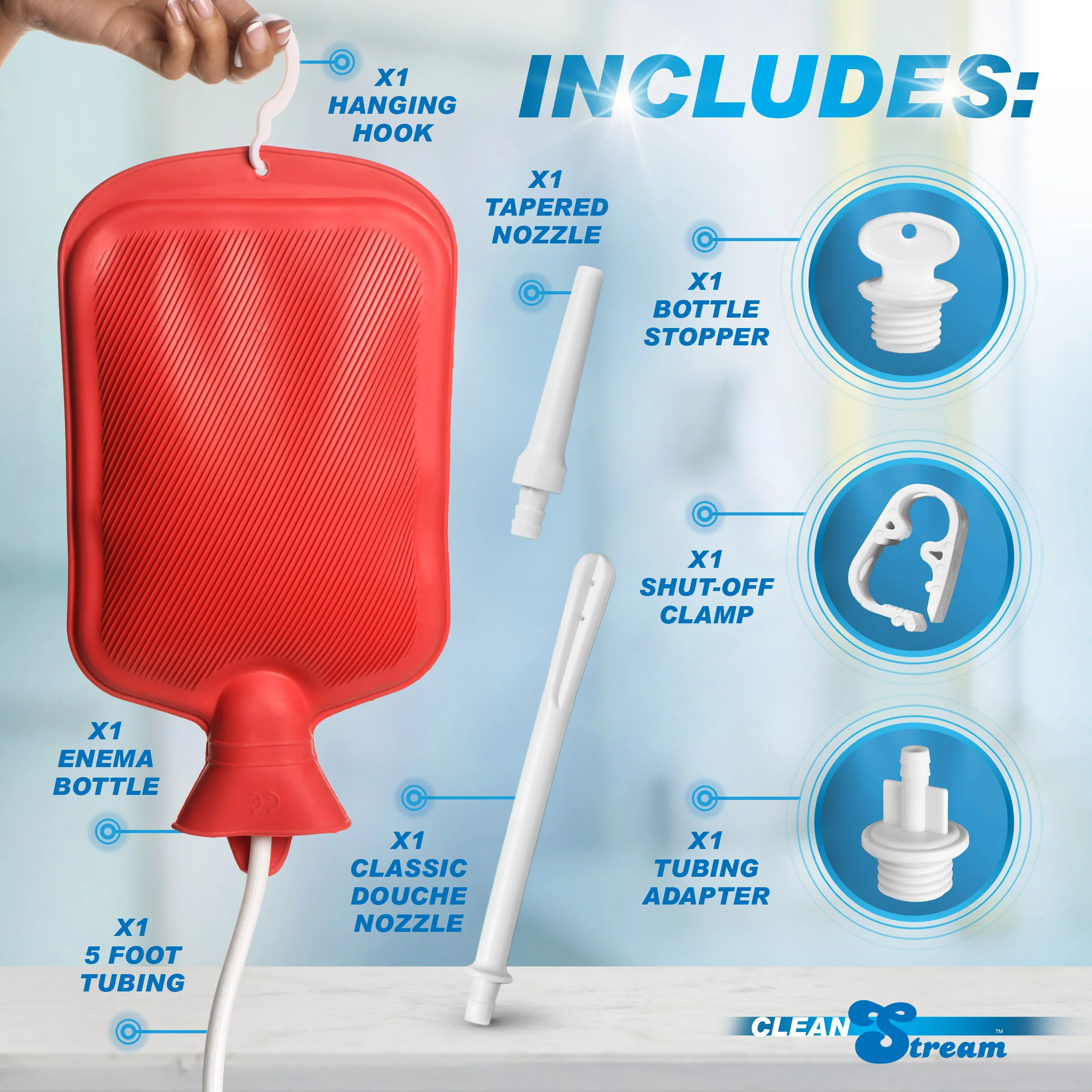 Water Bottle Douche Kit - Image 8