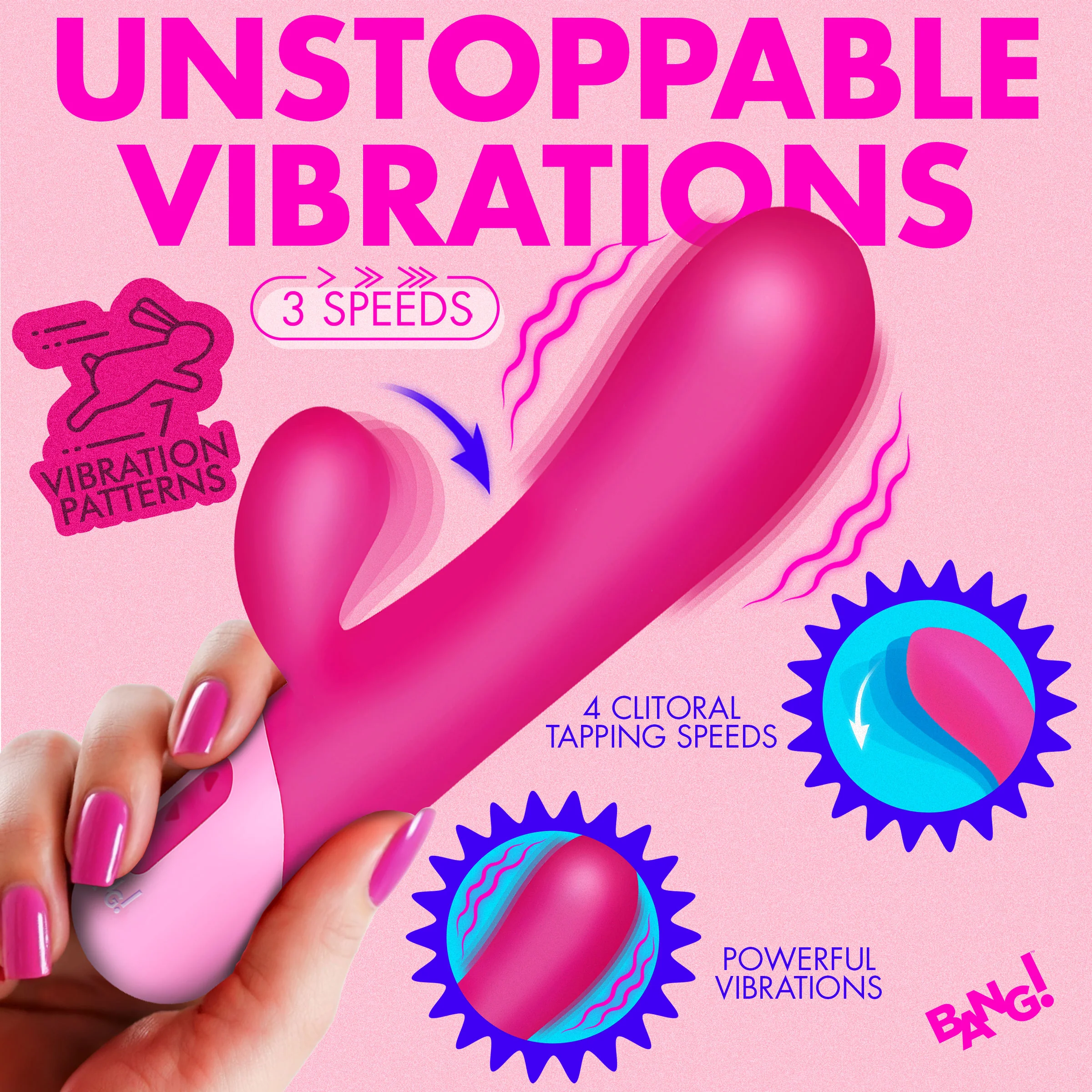 Clit Tapping Vibrating Rabbit - Image 3