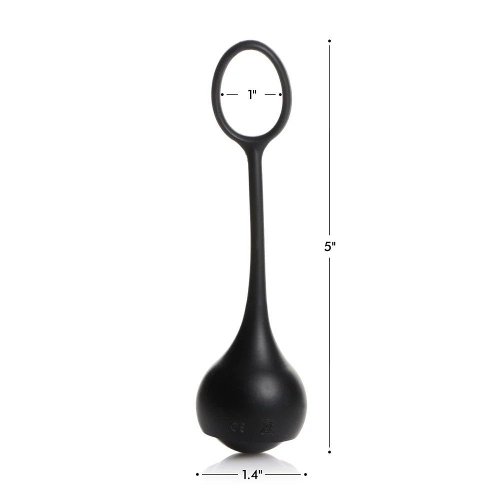 Cock Dangler Silicone Penis Strap with Weights - Image 5