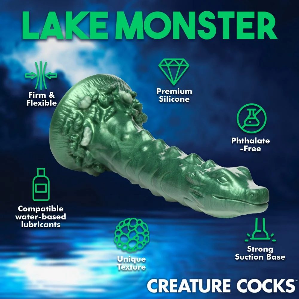 Cockness Monster Lake Creature Silicone Dildo - Image 3