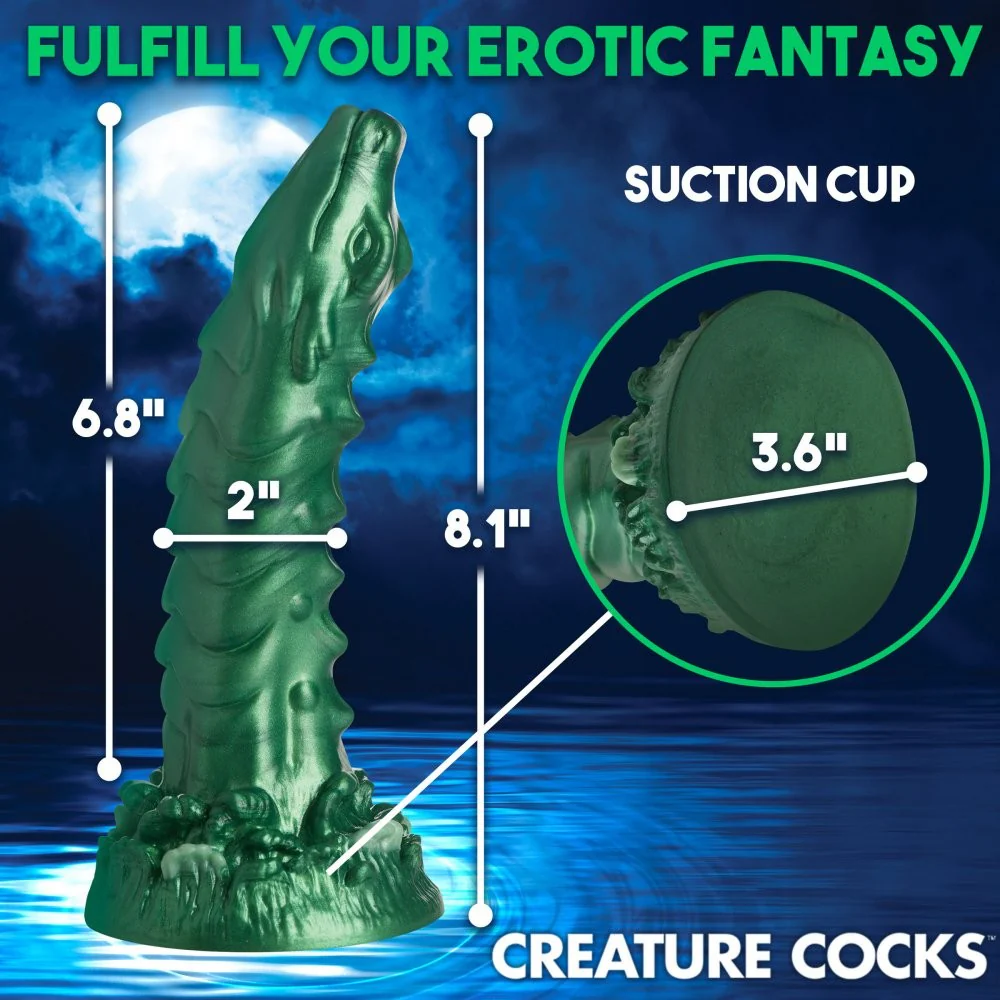 Cockness Monster Lake Creature Silicone Dildo - Image 6