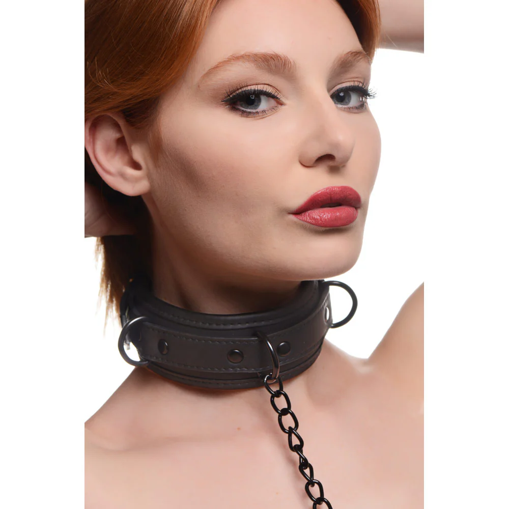 Collared Temptress Collar with Nipple Clamps - Image 2