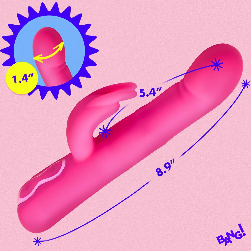 Come-Hither Beaded Silicone Rabbit Vibrator - Image 6