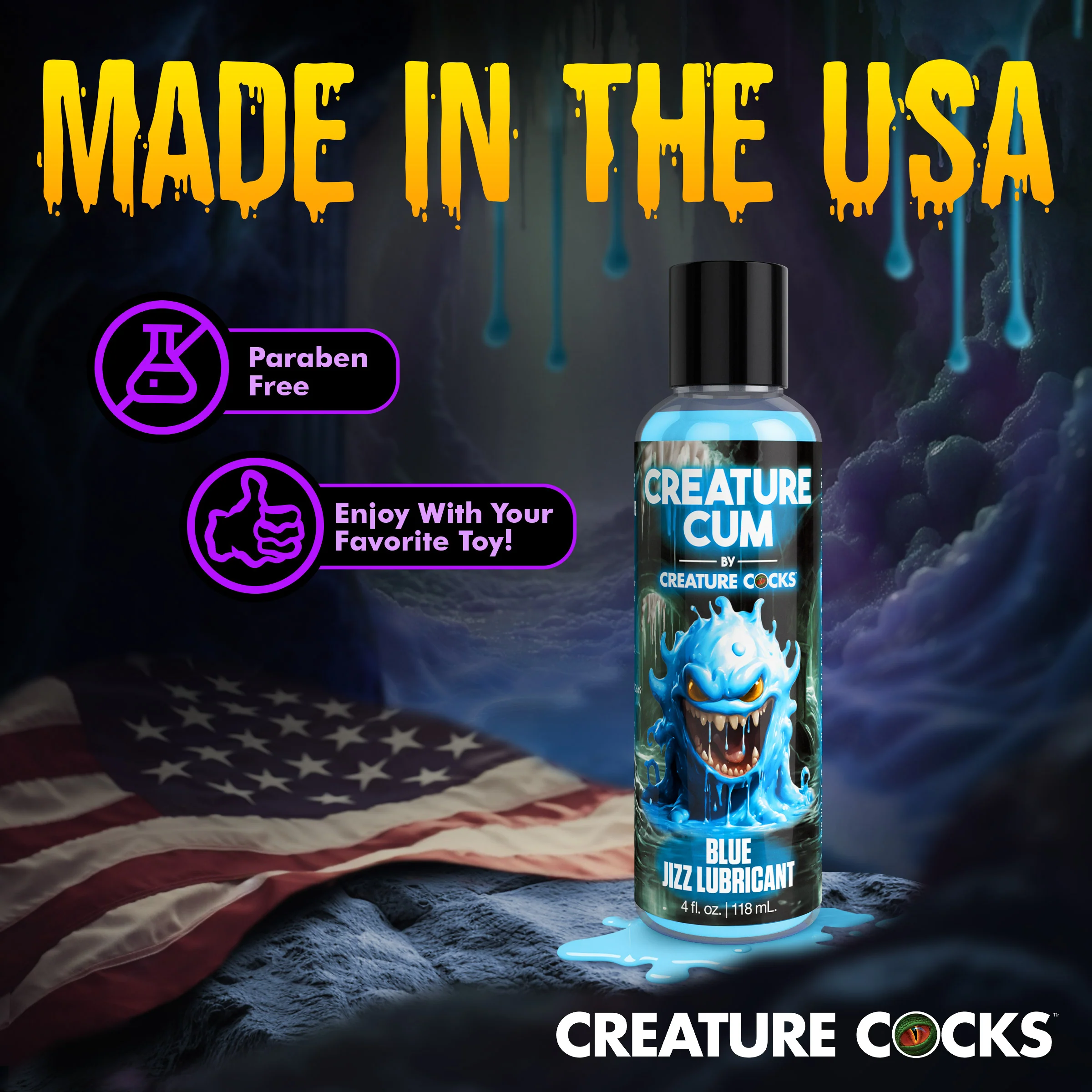 Creature Cum Blue Jizz Lubricant - Image 4