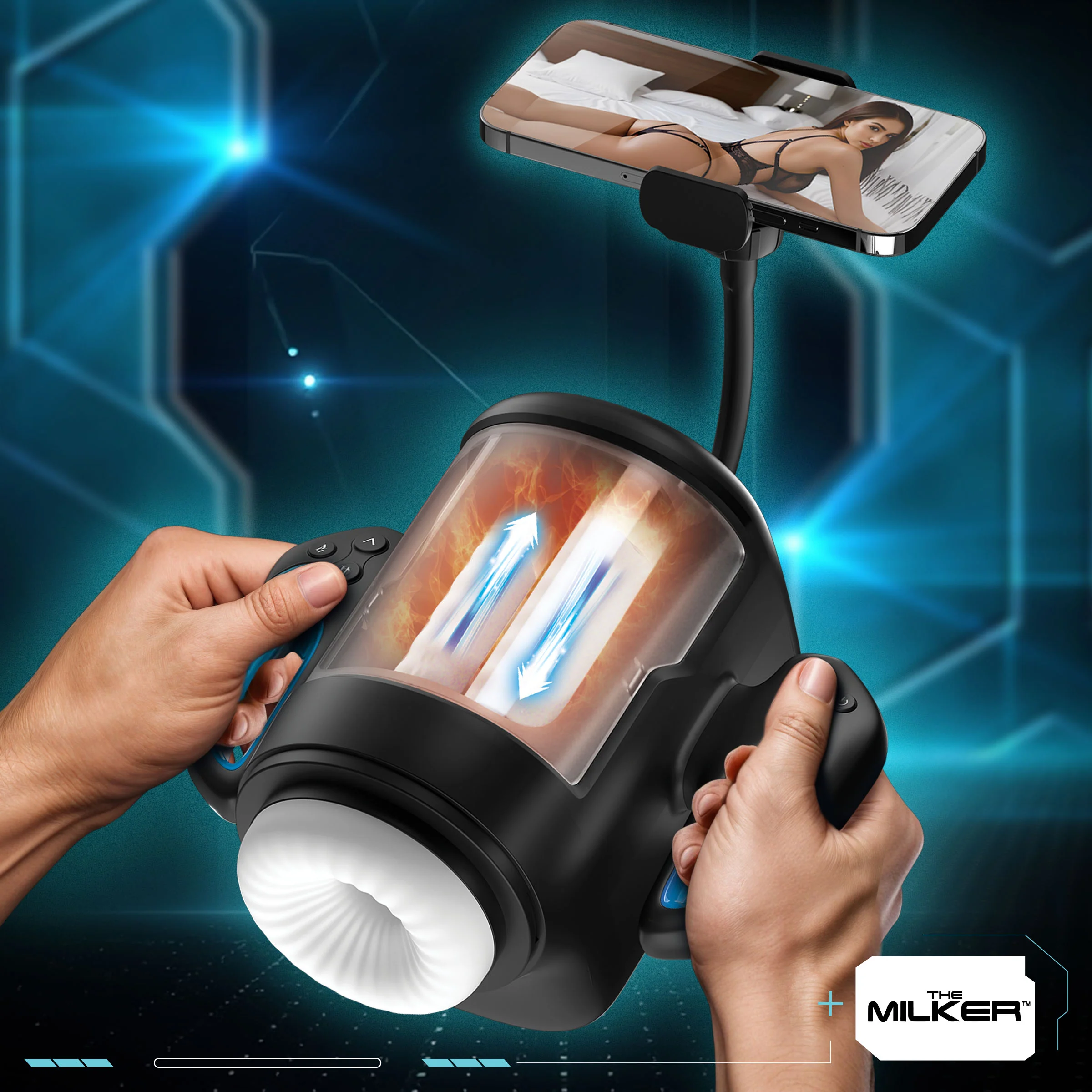 Cyber Milker Stroking & Vibrating Masturbator - Image 2
