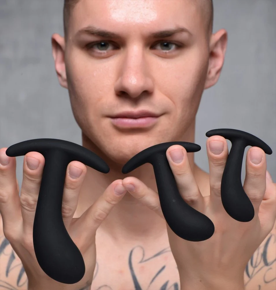 Dark Delights 3 Piece Curved Anal Trainer Set - Image 2