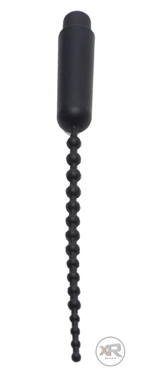 Dark Rod Vibrating Beaded Silicone Sound - Image 2