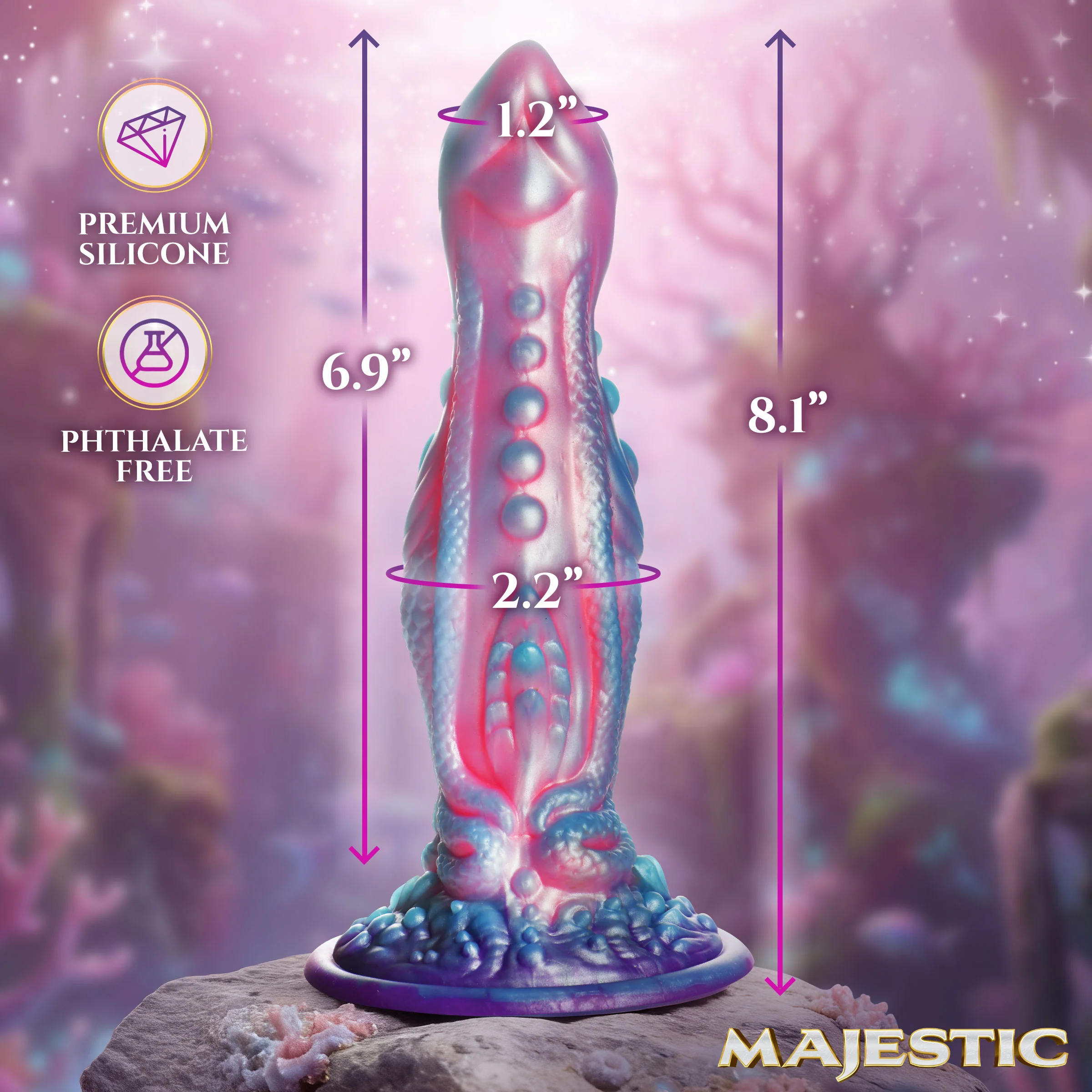 Delphine Mermaid Silicone Dildo - Image 4