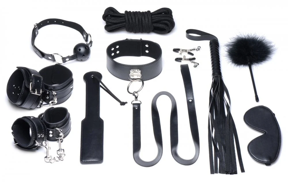 Deluxe 10 Piece Bondage Set - Image 5