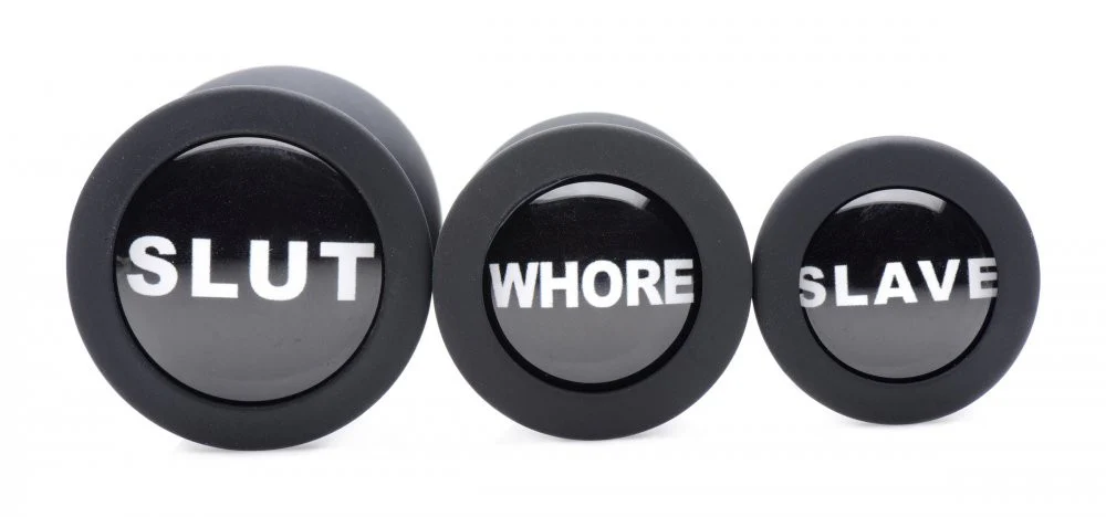 Dirty Words Anal Plug Set - Image 3