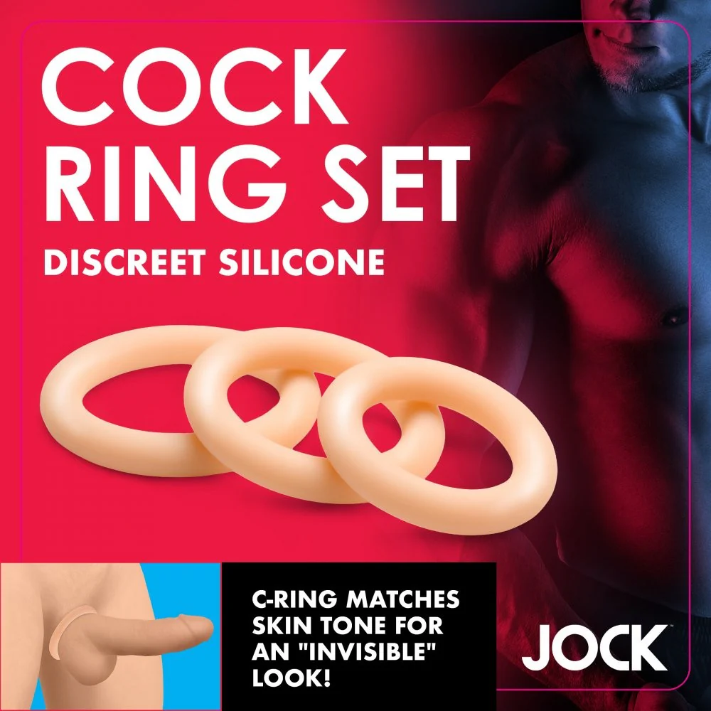 Discreet Silicone Cock Ring Set - Image 2
