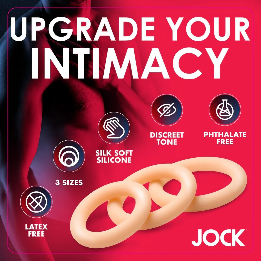 Discreet Silicone Cock Ring Set - Image 3