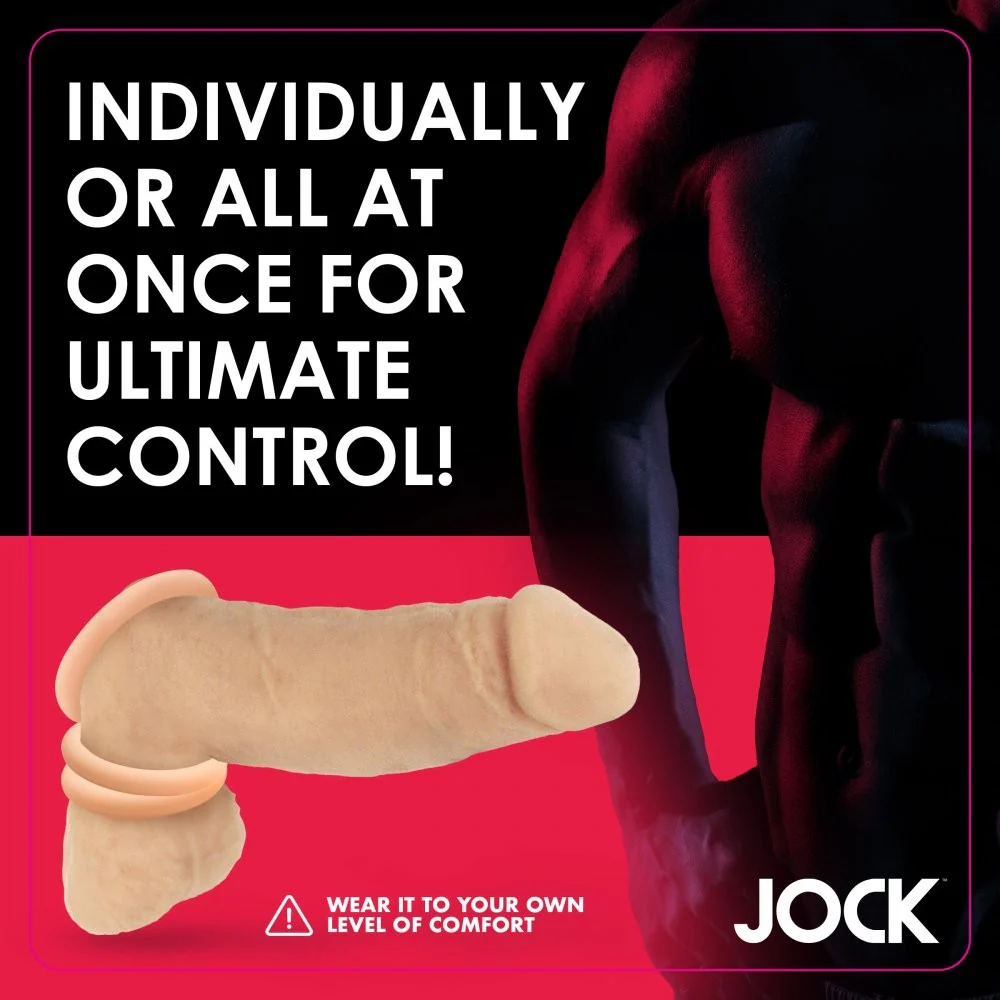 Discreet Silicone Cock Ring Set - Image 5