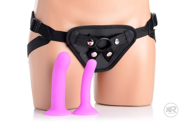Double G Deluxe Vibrating Strap On Kit - Image 3
