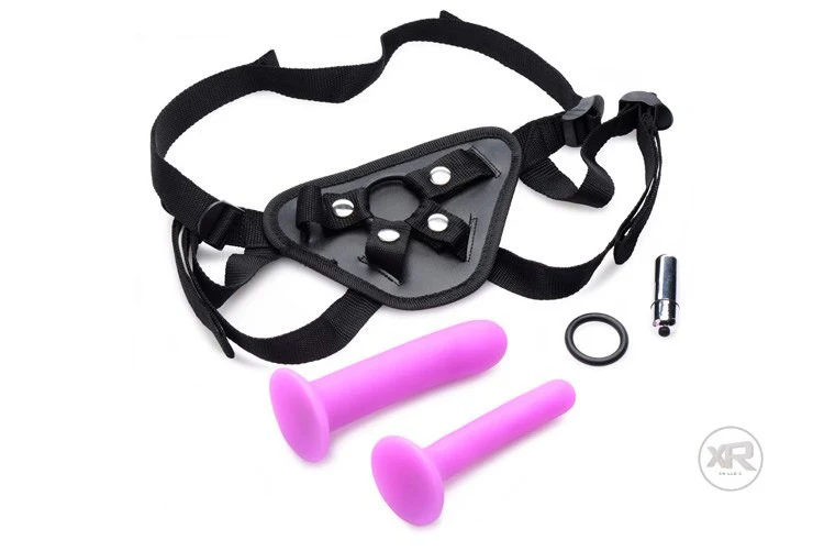 Double G Deluxe Vibrating Strap On Kit - Image 6