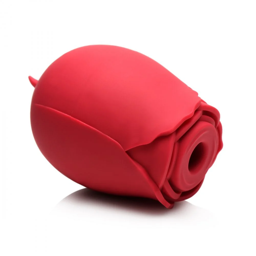 Double Tease Rose 10X Sucking and Licking Silicone Stimulator - Image 5