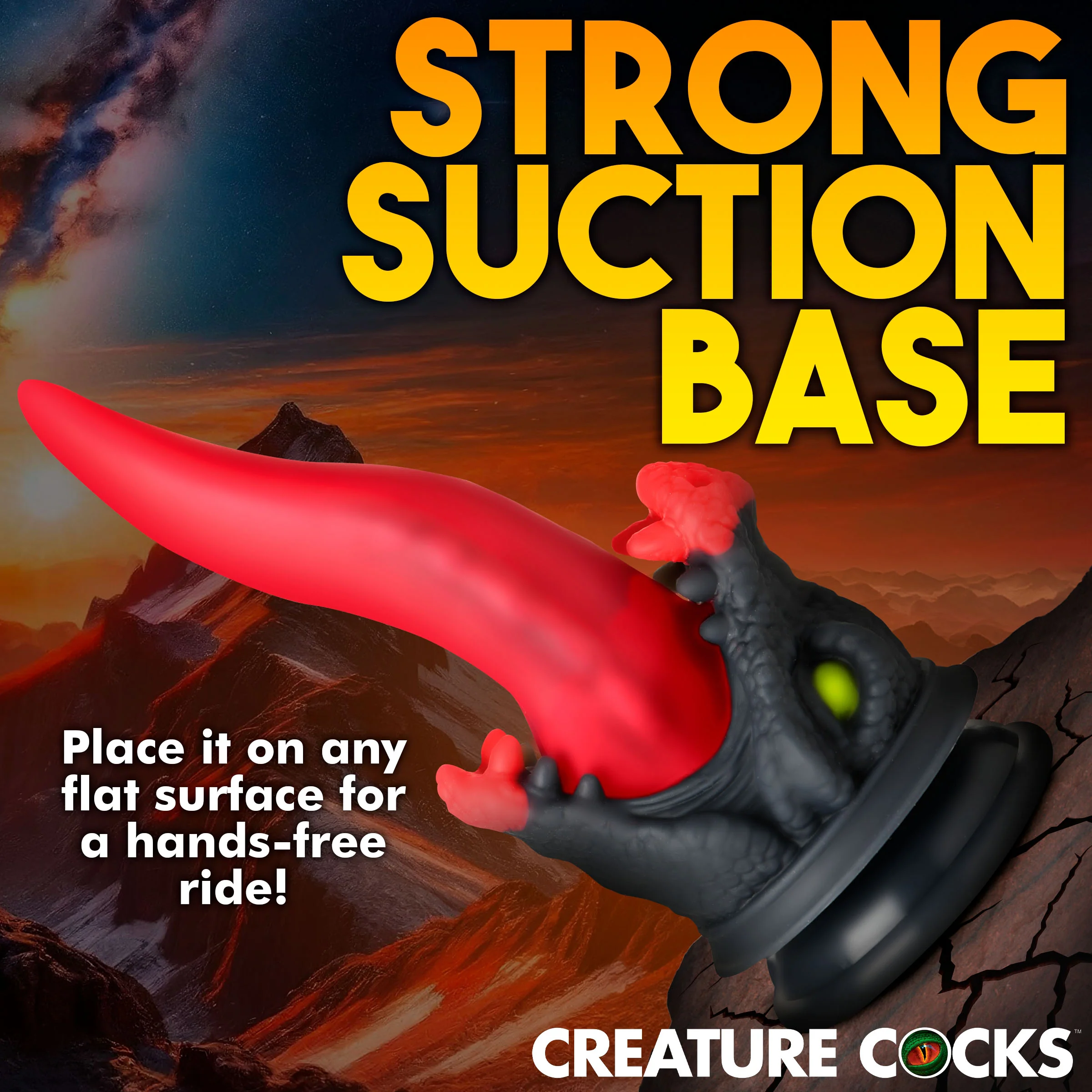 Dragon Roar Silicone Dildo with Free Lubricant - Image 7
