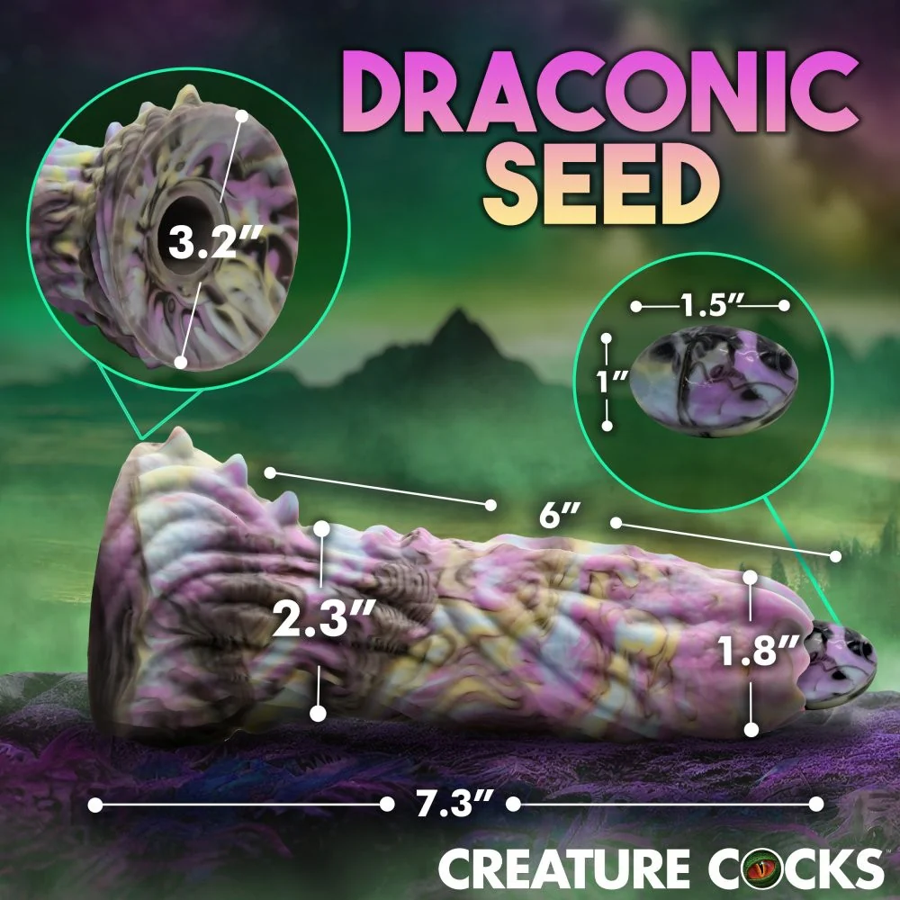Dragon Spawn Ovipositor Silicone Dildo with Eggs - Image 3