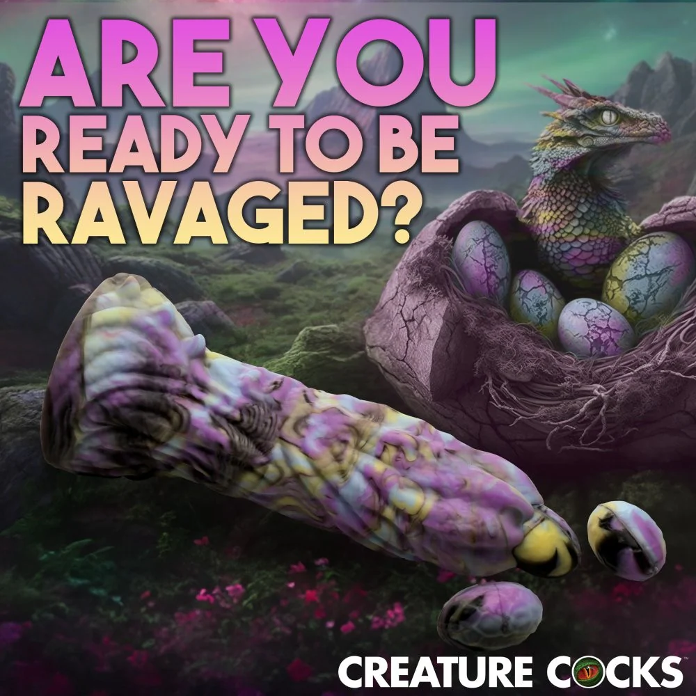 Dragon Spawn Ovipositor Silicone Dildo with Eggs - Image 4