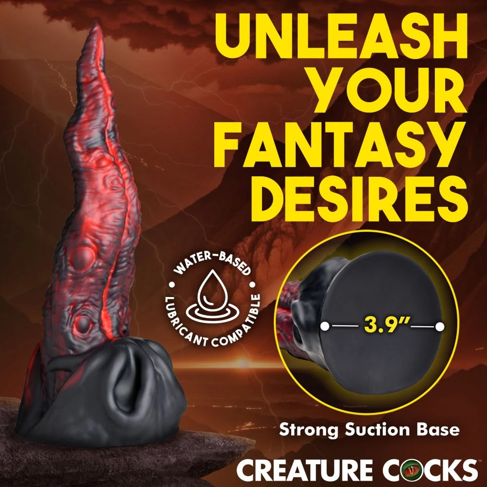 Dragon Tongue Silicone Dildo - Image 3