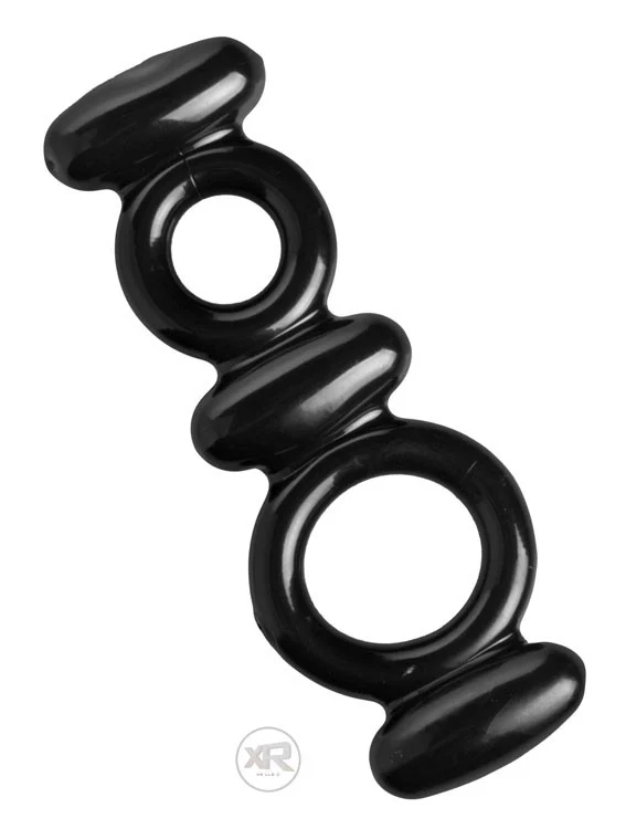Dual Stretch To Fit Cock and Ball Ring - Image 2
