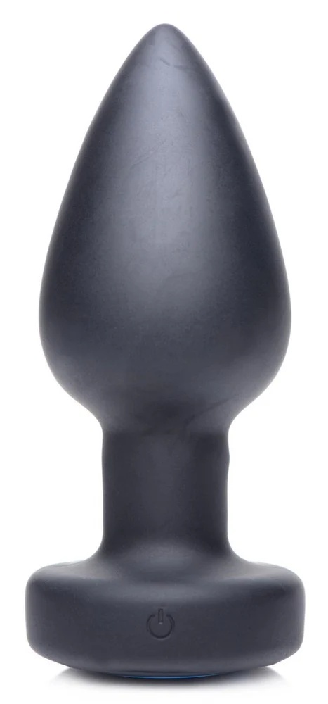 E-Stim Pro Silicone Vibrating Anal Plug with Remote Control - Image 4