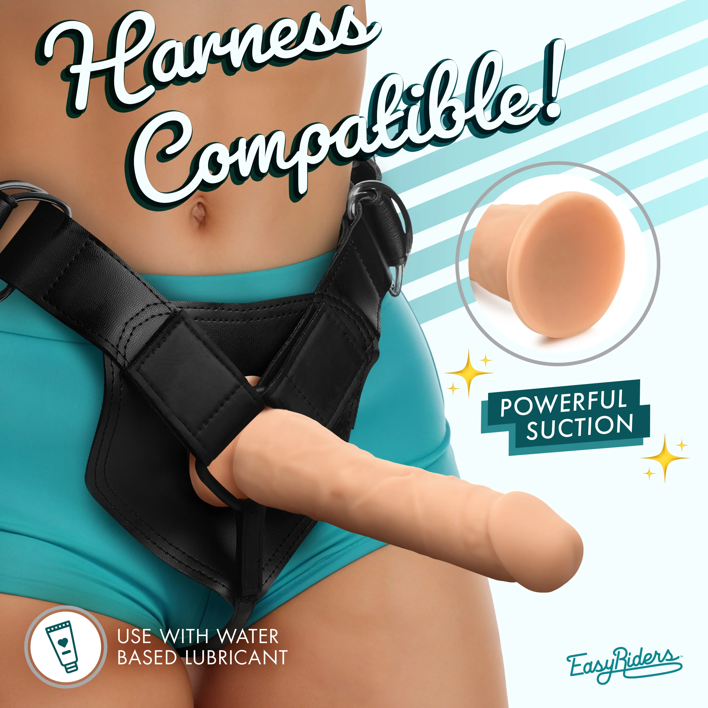 Easy Riders 7" Silicone Dildo - Image 5