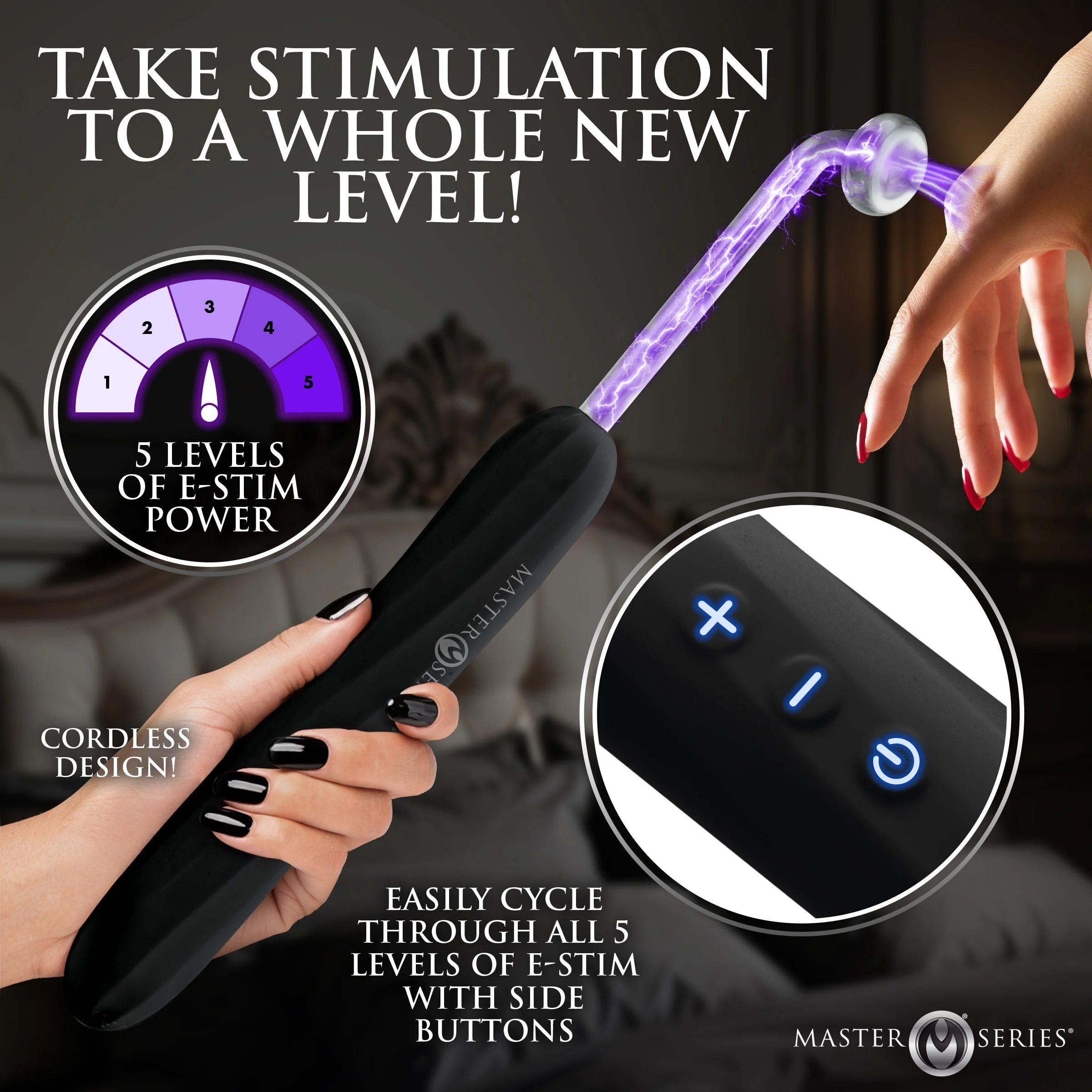 Elektra Rechargeable Violet Wand - Image 3