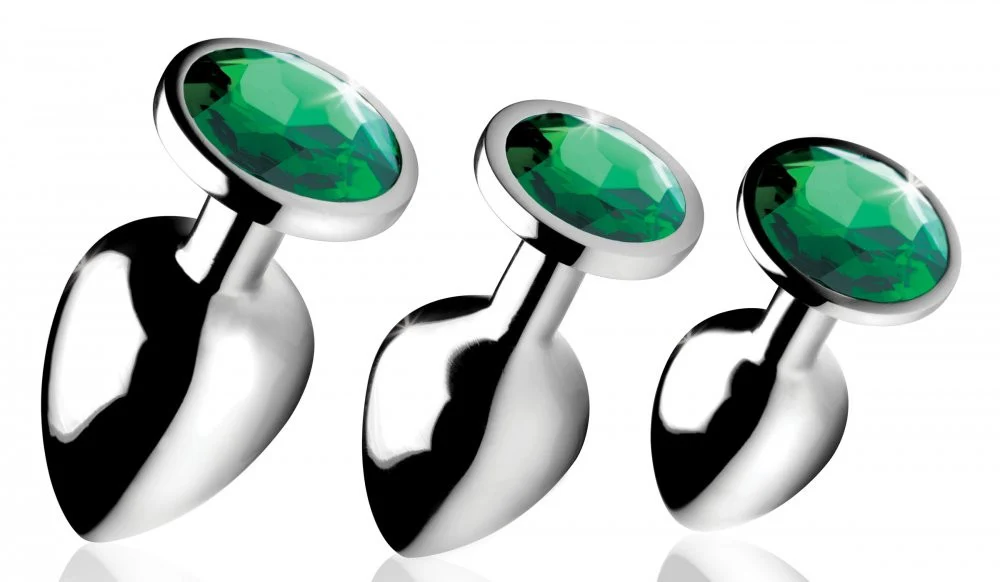 Emerald Gem Anal Plug Set - Image 4