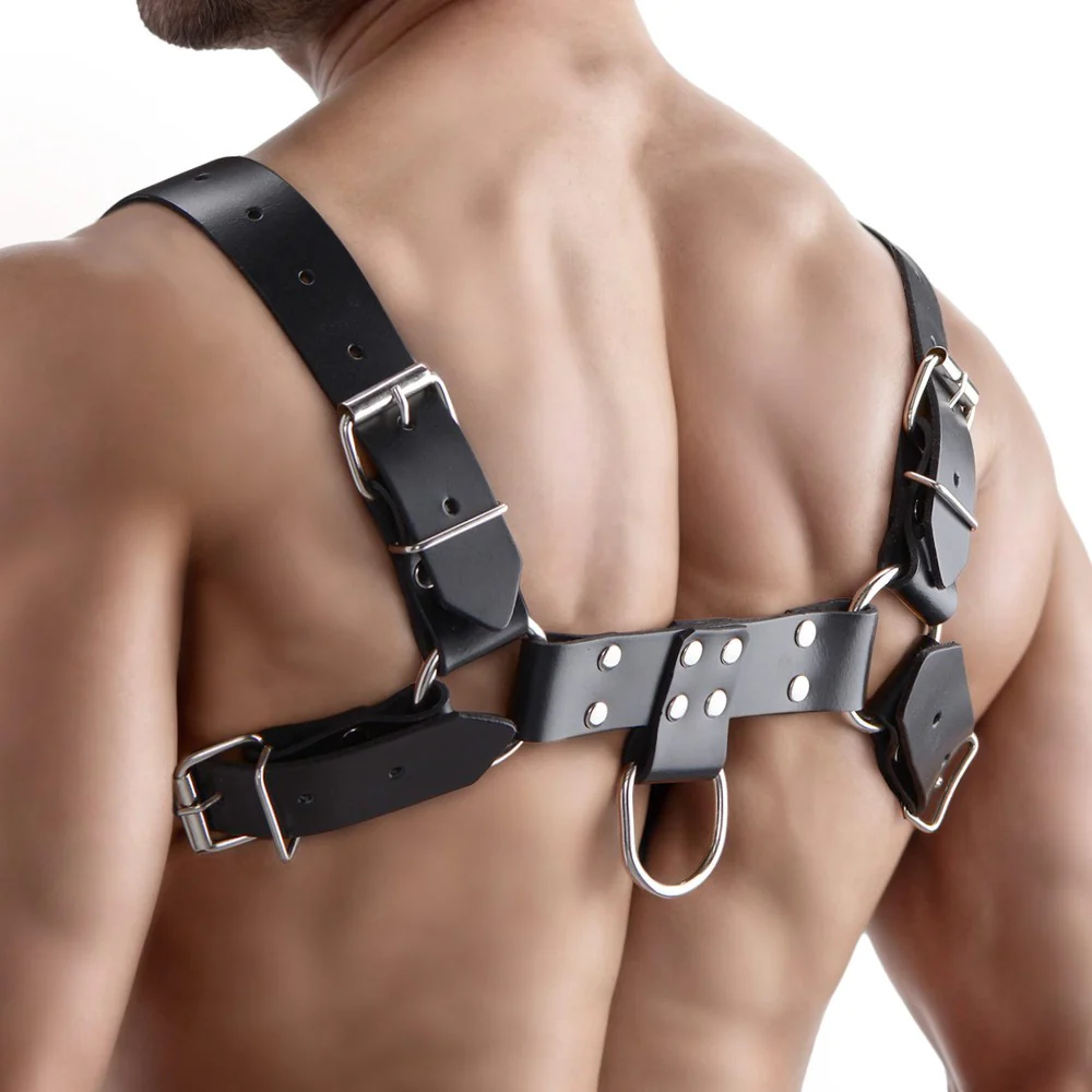 English Bull Dog Leather Chest Harness - Image 4
